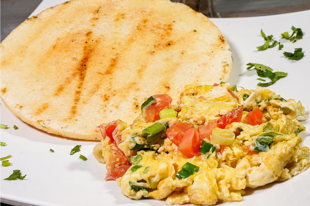 Arepa con Huevos