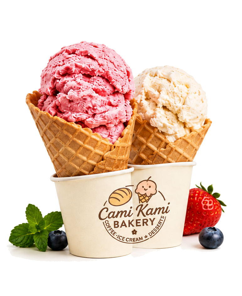 Classic ice cream scoops