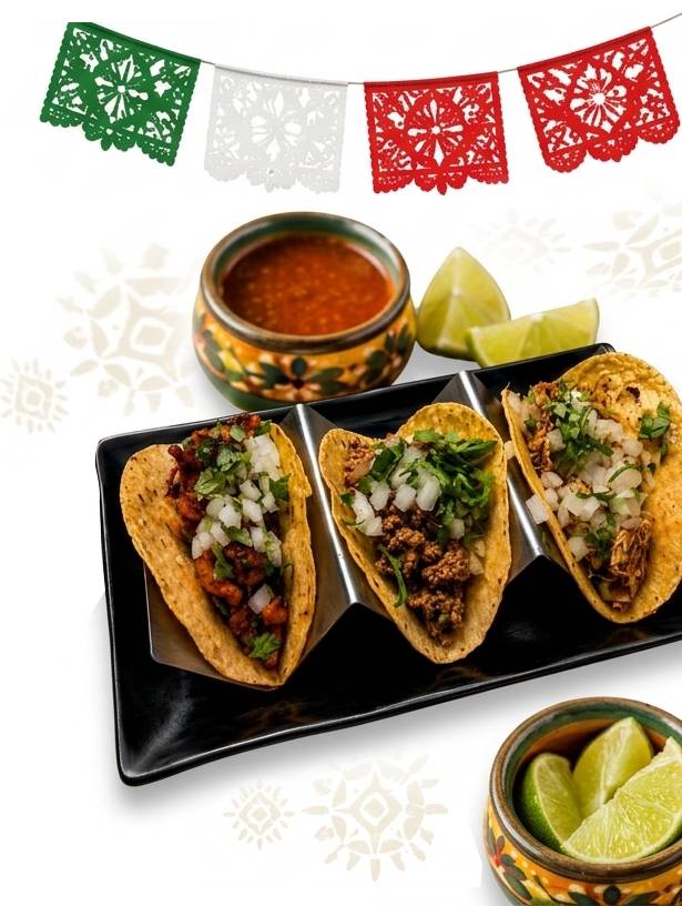 Authentic street tacos