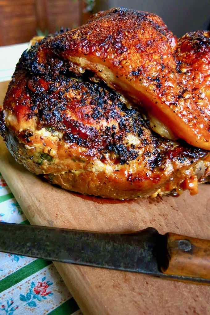 Pernil — slow-roasted pork shoulder